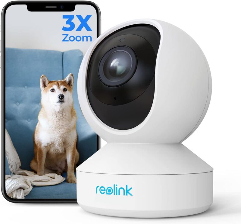 Вътрешна камера за наблюдение Reolink E1 Zoom 5MP WiFi Indoor Security Camera White