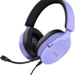 Геймърски слушалки Trust Gaming GXT 490 Fayzo Gaming Headset USB 7.1 Surround Sound Purple