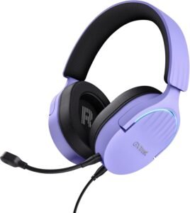 Геймърски слушалки Trust Gaming GXT 490 Fayzo Gaming Headset USB 7.1 Surround Sound Purple