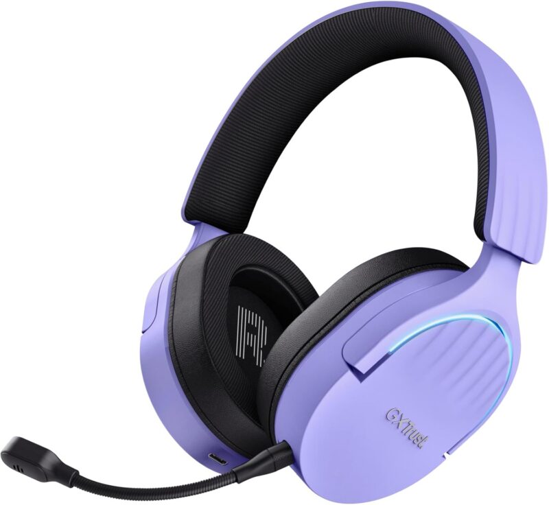 Геймърски слушалки Trust Gaming GXT 491 Fayzo Gaming Headset USB 7.1 Surround Sound Purple