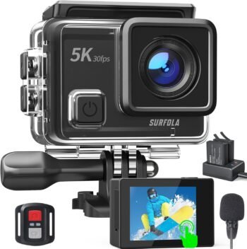 Екшън камера Surfola SF430 Action Camera 4K 30FPS 24MP WiFi