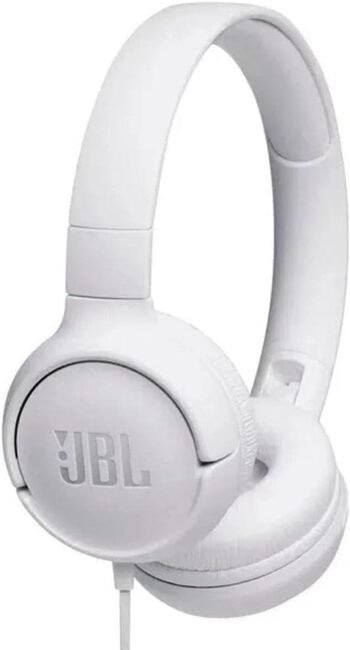 Жични слушалки JBL Tune500 On-Ear Headphones White