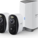 Камера за наблюдение Baseus N1 2-Cam Kit Local Storage Outdoor Surveillance Camera