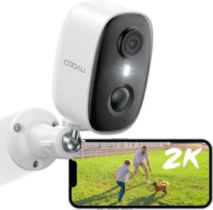 Камера за наблюдение COOAU C4 2K Outdoor Surveillance Camera 10000mAh