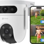 Камера за наблюдение EZVIZ H9c 5MP 3K 360° Dual-Lens WiFi Outdoor Surveillance Camera