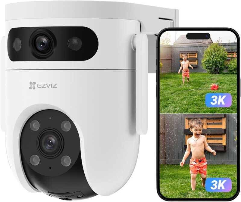 Камера за наблюдение EZVIZ H9c 5MP 3K 360° Dual-Lens WiFi Outdoor Surveillance Camera