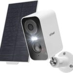 Камера за наблюдение ieGeek ZS-GX3S + Solar Panel 2K WiFi Outdoor Surveillance Camera White