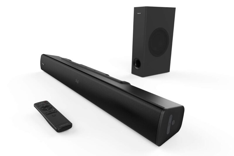 Саундбар за телевизор Creative Stage V2 2.1 Soundbar with Subwoofer Bluetooth 5.0, TV ARC, Optical & USB