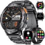 Смарт часовник DREMAC EF5 Smart Watch Men's Military 1.43 Inch Amoled Black