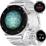 Смарт часовник DREMAC SML2 PRO Smart Watch Men's Military 1.43 Inch Amoled Silver