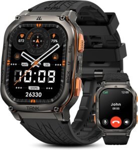 Смарт часовник KOSPET TANK M3 Ultra Men’s Smart Watch 1.96 AMOLED Display Black