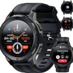 Смарт часовник OUKITEL BT10 Men's Smart Watch 1.43 Inch AMOLED Display 5ATM Black