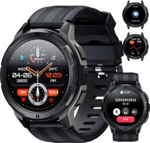 Смарт часовник OUKITEL BT10 Men’s Smart Watch 1.43 Inch AMOLED Display 5ATM Black