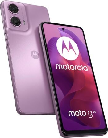 Смартфон Motorola Moto g24 Smartphone 6.56 Inch HD+ Display 50 MP Camera 8 128GB Lavender