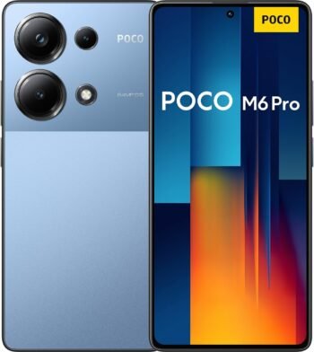 Смартфон Xiaomi Poco M6 Pro Smartphone 8 256GB 120 Hz 6.67 Inch AMOLED DotDisplay Blue