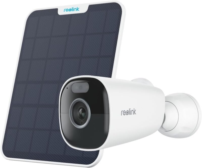 Соларна камера за видеонаблюдение Reolink Argus Eco Pro + 5MP Solar Surveillance Camera Outdoor