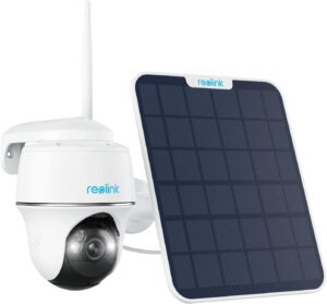 Соларна камера за видеонаблюдение Reolink Argus PT Ultra 8MP Solar Surveillance Camera Outdoor WiFi White