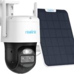 Соларна камера за видеонаблюдение Reolink TrackMix + Security Camera Outdoor 4K PTZ WiFi