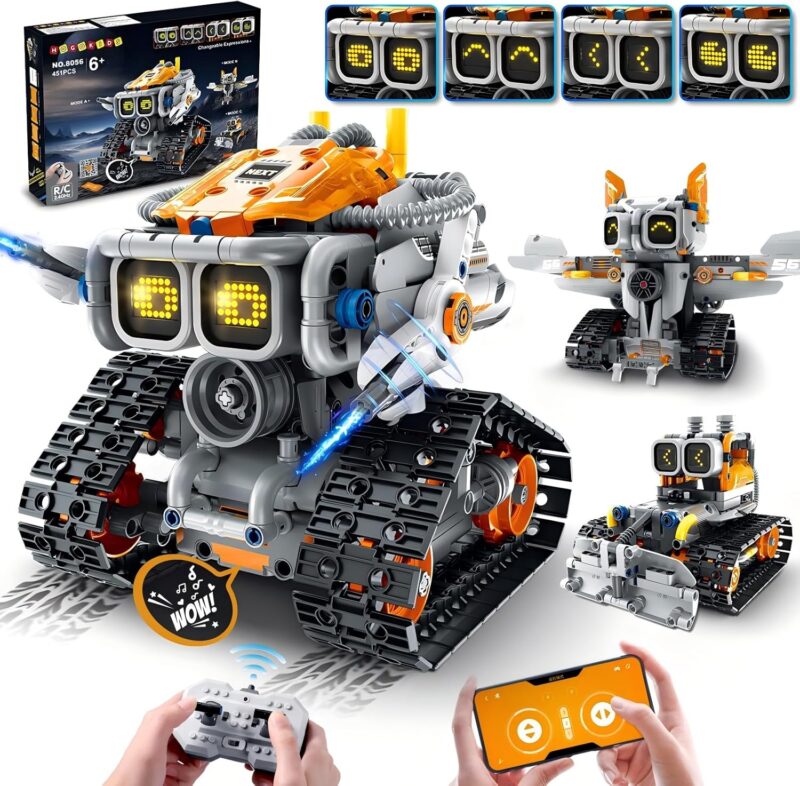 Конструктор HOGOKIDS Technic STEM робот играчка 3 в 1 с дистанционно управление