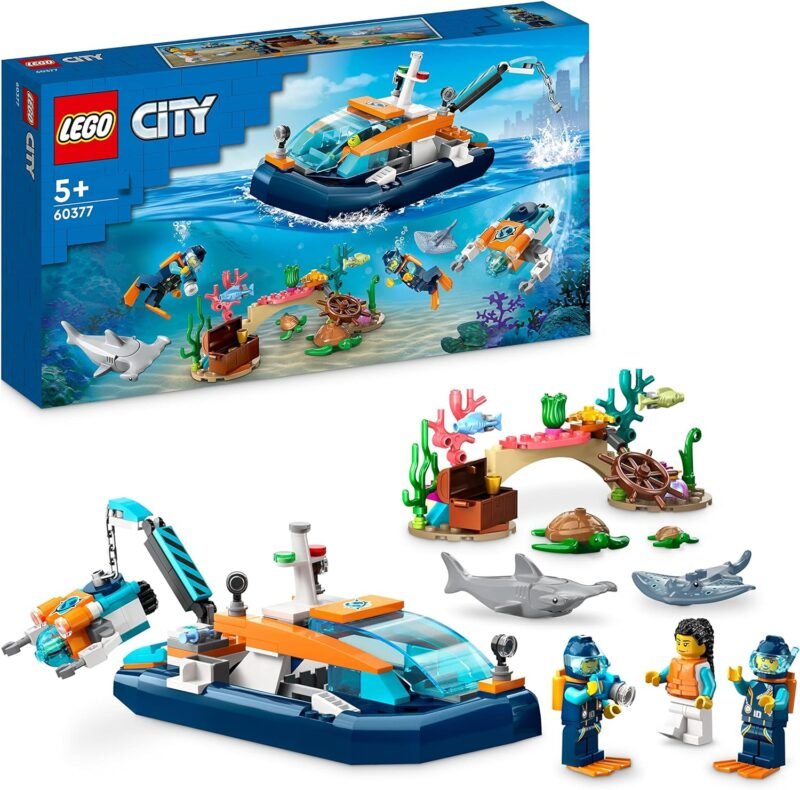 LEGO City Изследователска лодка за гмуркане (60377)