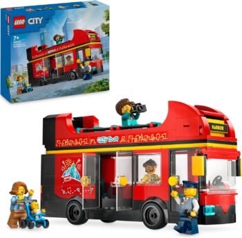 LEGO City Червен двуетажен туристически автобус (60407)