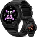 Дамски смарт часовник KOSPET TANK S2 Women’s Smart Watch 1.32 Inch AMOLED Black