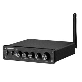 Усилвател AIYIMA A03 TPA3116 2.1 Channel Subwoofer Bluetooth 5.0 Stereo Amplifier