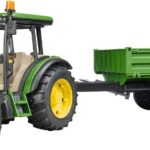 Bruder John Deere 5115M Трактор и ремарке