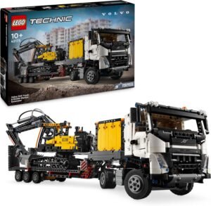 LEGO Technic Камион Volvo FMX и екскаватор EC230 (42175)