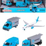 Majorette Logistic подаръчен комплект 4 транспортни средства