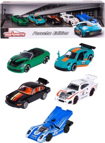 Majorette Porsche Gift Set подаръчен комплект 5 модела колички