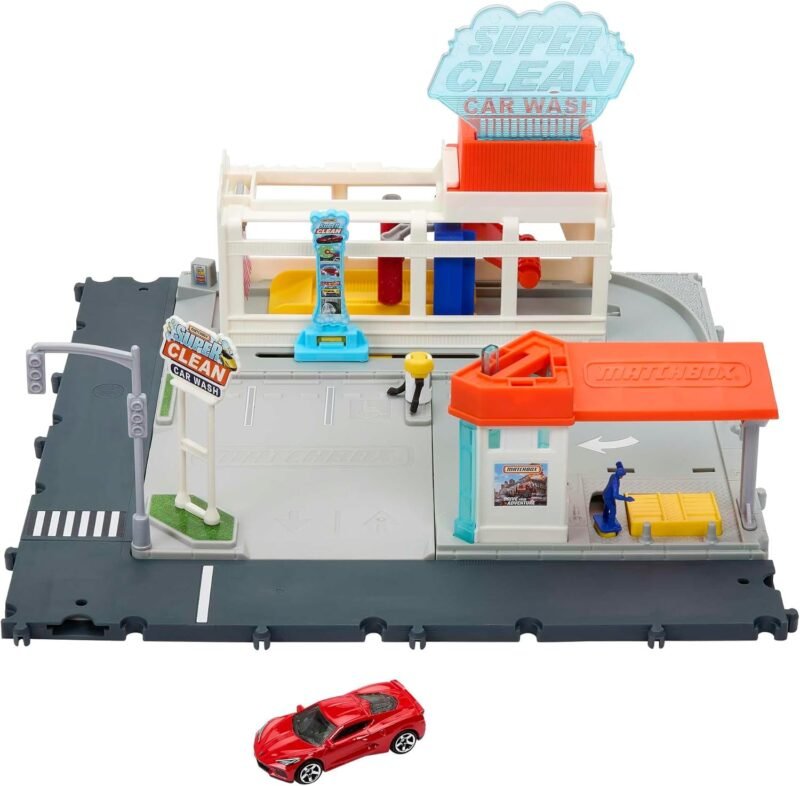 Matchbox HNJ54 Комплект за игра Автомивка