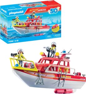 Playmobil Action Heroes Противопожарна лодка (71598)