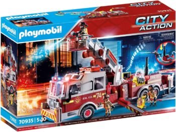 Playmobil City Action Пожарна кола с въртяща се стълба (70935)