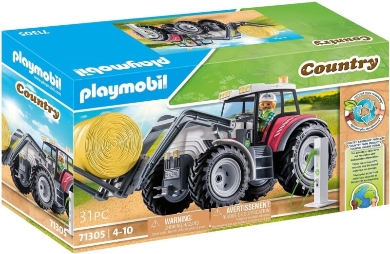 Playmobil Country Трактор с Преден товарач (71305)