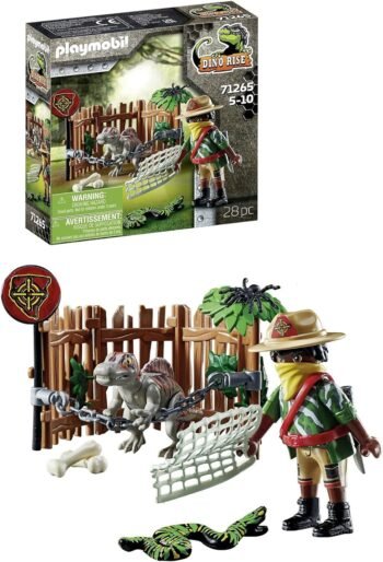 Playmobil Dino Rise Бебе динозавър в клетка (71265)