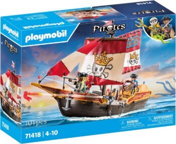 Playmobil Pirates Пиратски кораб (71418)