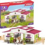 schleich Комплект за игра Конюшня Коне и аксесоари (42344)