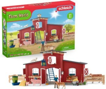 schleich Комплект за игра Ферма с животни и аксесоари (42606)