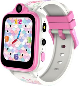 Детски смарт часовник Baolubao 2G Smart Watch Call Function SOS Camera 1.69 Inch Display Pink