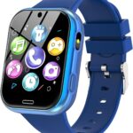 Детски смарт часовник Igreeman Smart Watch Call Function SOS Camera 1.54 Inch Display Blue