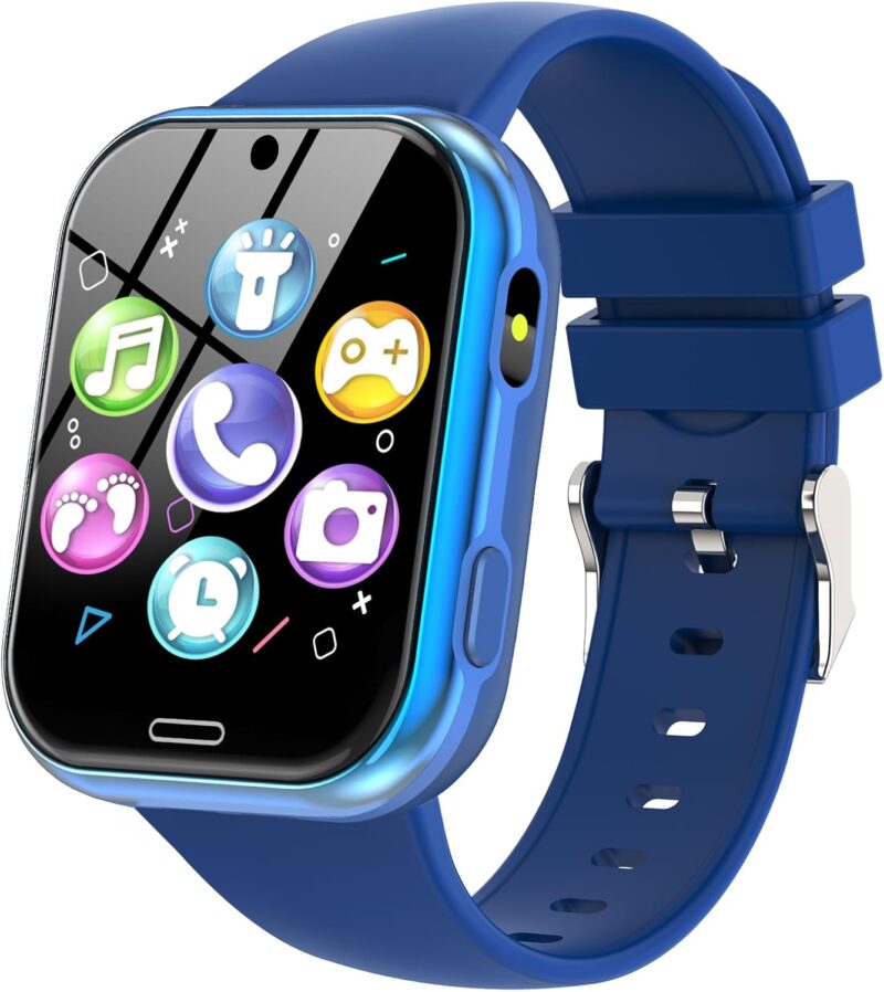 Детски смарт часовник Igreeman Smart Watch Call Function SOS Camera 1.54 Inch Display Blue