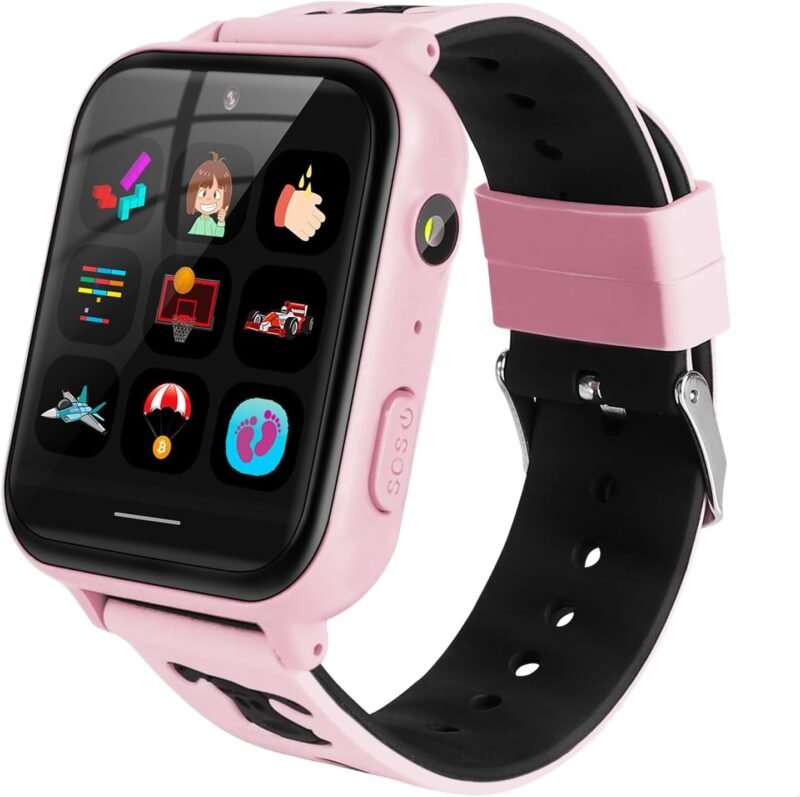 Детски смарт часовник OKYUK 2G Smart Watch 1.68 Inch Display Pink