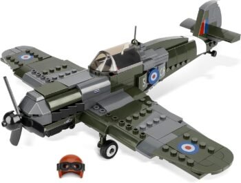 Конструктор QLT Qiaoletong WW2 Spitfire Военен самолет