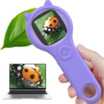 Ashfly Детски Джобен микроскоп 2.0 Inch 200x