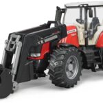 Bruder Massey Ferguson 7624 Трактор с Челен товарач