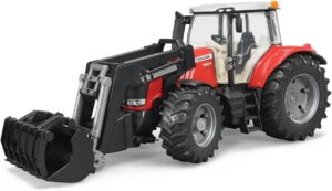 Bruder Massey Ferguson 7624 Трактор с Челен товарач