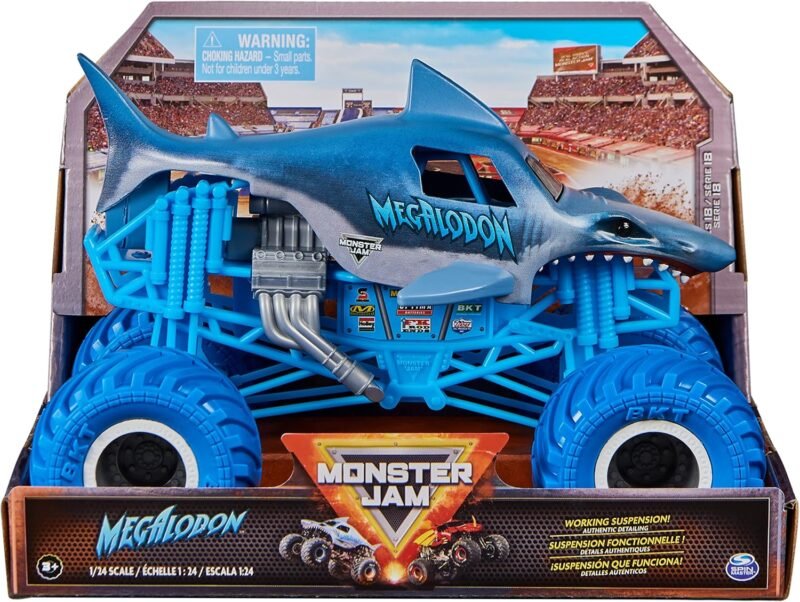 Monster Jam Megalodon Monster Truck Количка 1:24