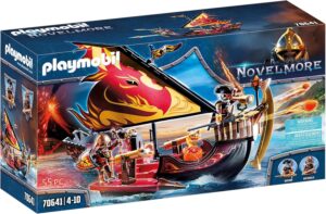 Playmobil Novelmore Burnham Raiders Огненият кораб (70641)