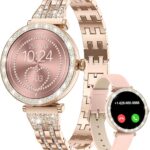 Дамски смарт часовник LIGE Smart Watch 1,19 AMOLED Gold